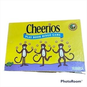 Vintage Cheerios Play Book Bingo Board Game Kids Toy